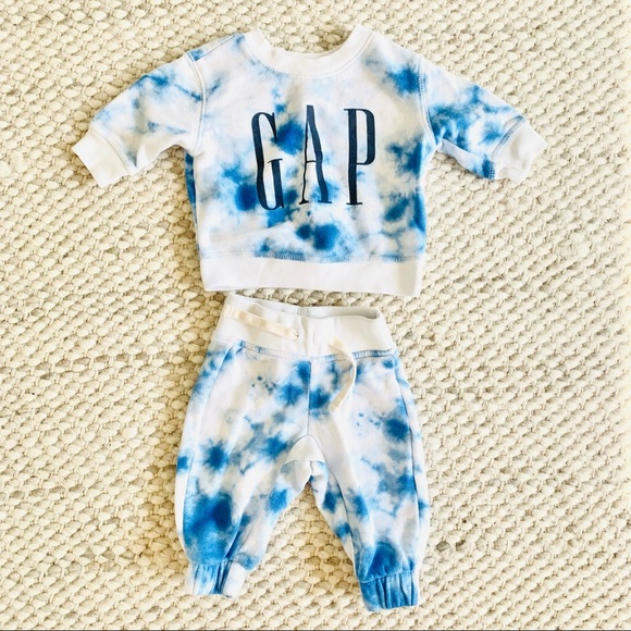 Baby Gap tie dye sweatsuit set - Picture 1 of 3